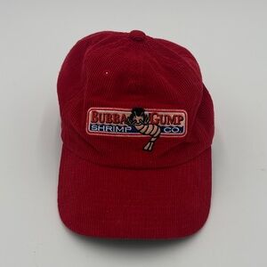Mitchell & Ness Red Corduroy Bubba Gump Shrimp Co. Hat
